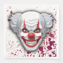 Clown-Karneval Halloween Serviette