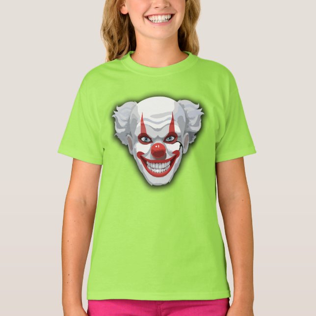 Clown-Karneval Halloween T-Shirt (Vorderseite)