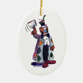 cLoWn Keramik Ornament