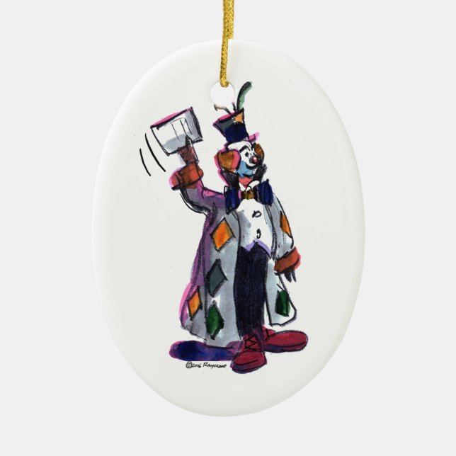 cLoWn Keramik Ornament (Vorne)