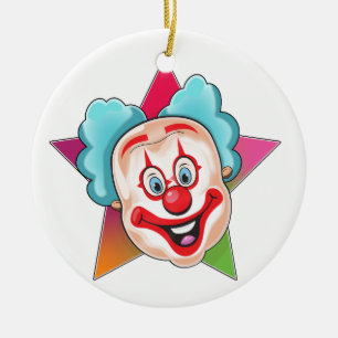 Clown Keramik Ornament