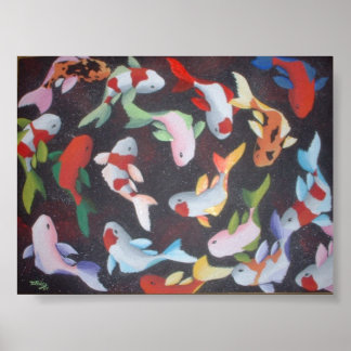 Clown koi poster