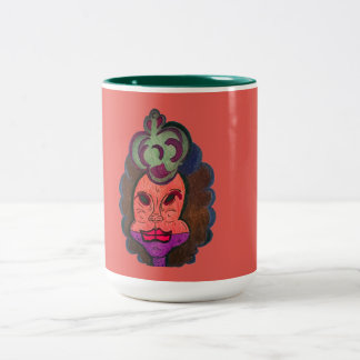 Clown-Königin Zweifarbige Tasse
