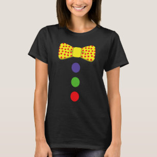 Clown-Krawatte-Kostüm Circus Rainbow Halloween Car T-Shirt