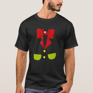 Clown-Krawatte Zirkus Sonniges Halloweenkostüm für T-Shirt