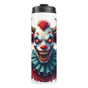 Clown-Kuh des Schreckens Thermosbecher