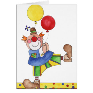 Clown mit Ballonen