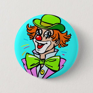 CLOWN MIT HUT-KNOPF BUTTON