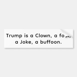 Clown Narr Jokee Hanswurst Trump Hankamer Artjunkh Autoaufkleber