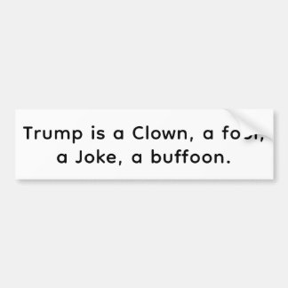 Clown Narr Jokee Hanswurst Trump Hankamer Artjunkh Autoaufkleber