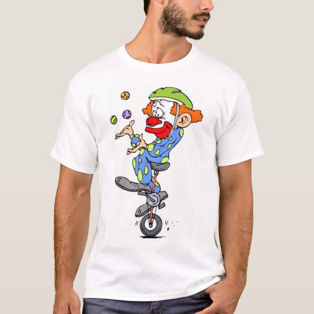 clown_on_unicycle T-Shirt (Vorderseite)