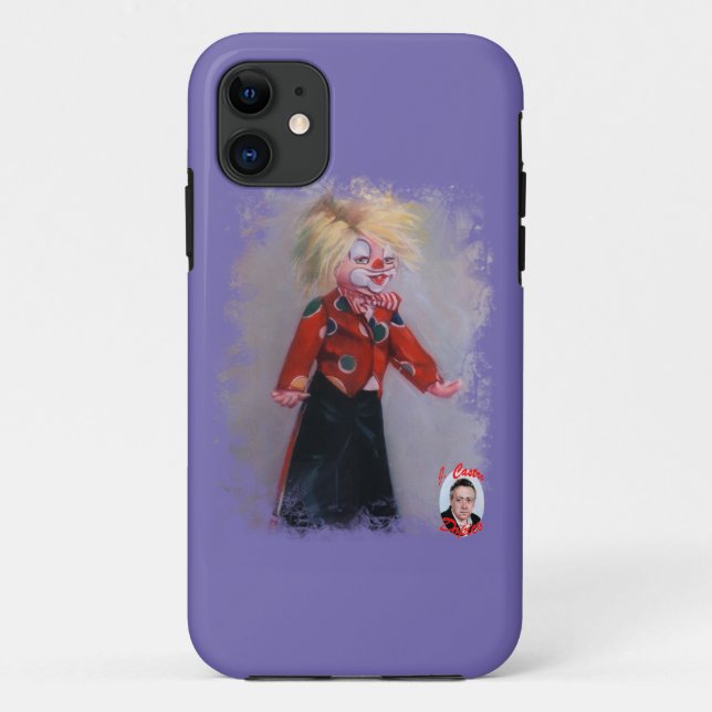 Clown/Pallaso/Clown Case-Mate iPhone Hülle (Rückseite)