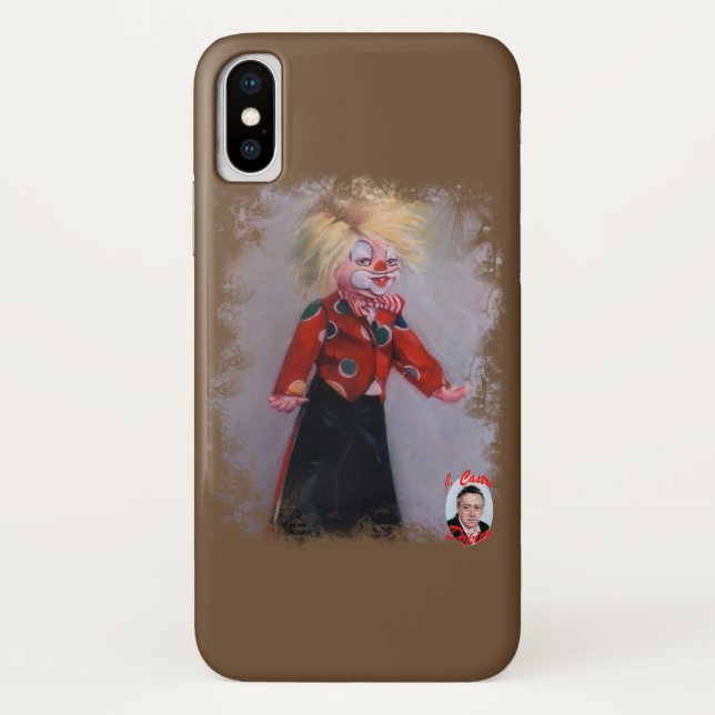 Clown/Pallaso/Clown Case-Mate iPhone Hülle (Rückseite)