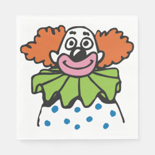 Clown-Papierservietten Serviette