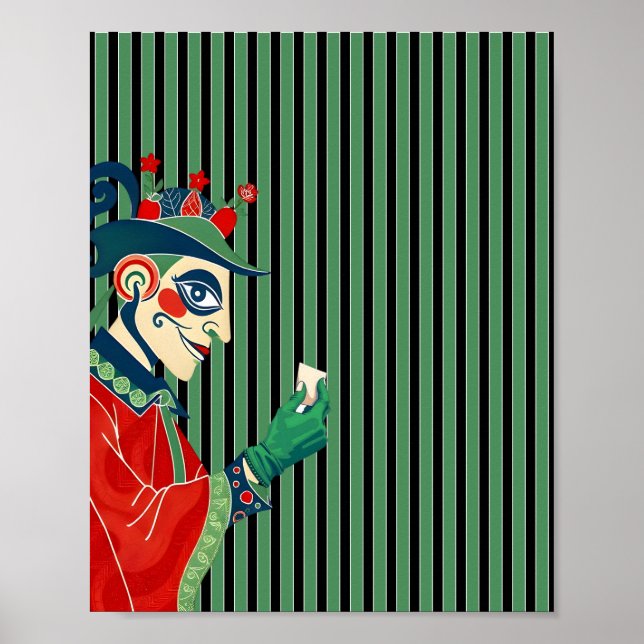 Clown Portrait Poster (Vorne)