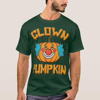 Clown Pumpkin Halloween T-Shirt