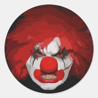 Clown Runder Aufkleber