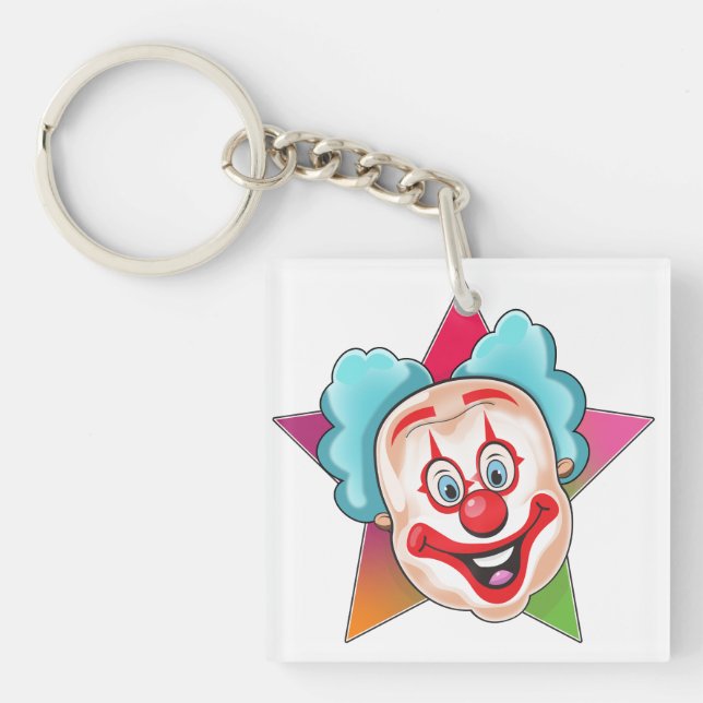 Clown Schlüsselanhänger (Vorderseite)