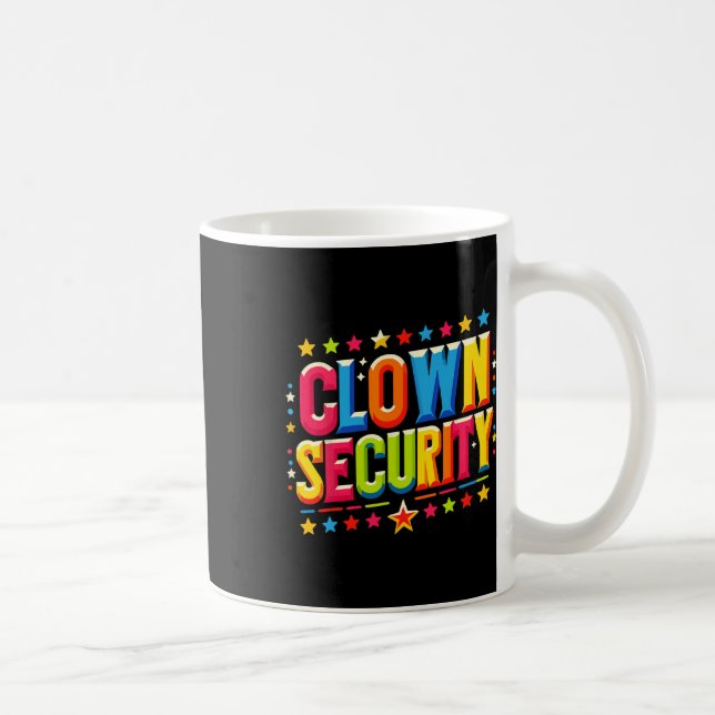 Clown-Sicherheitskostüm Kaffeetasse (Rechts)