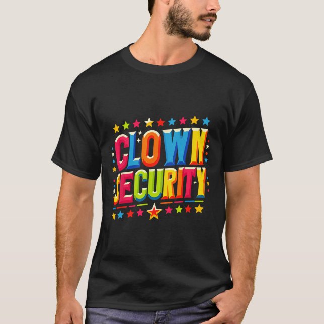 Clown-Sicherheitskostüm T-Shirt (Vorderseite)