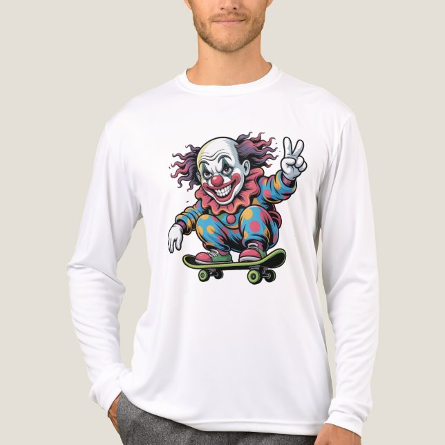 CLOWN SKATEBOARDING  Tri-Blend SHIRT (Vorderseite)