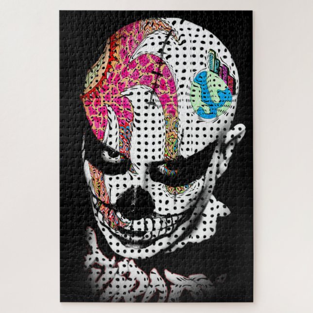 Clown Skull Puzzle (Vertikal)