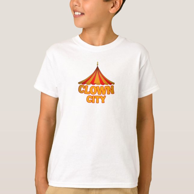 Clown Stadt T-Shirt (Vorderseite)