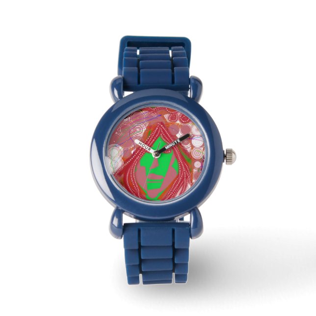 Clown Steampunk   Armbanduhr (Vorderseite)
