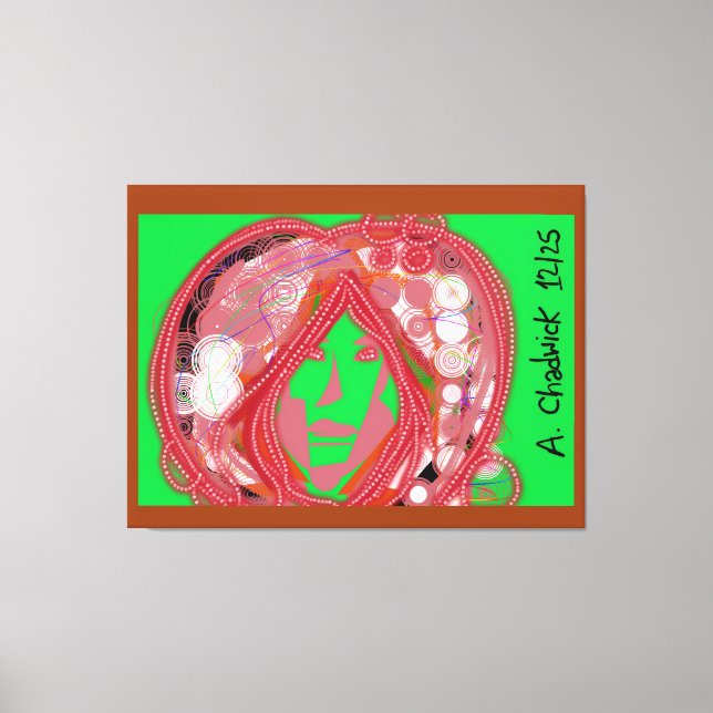 Clown Steampunk  Leinwanddruck (Vorderseite)