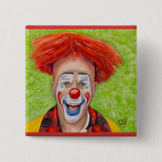Clown Steven Daniel Copeland Button