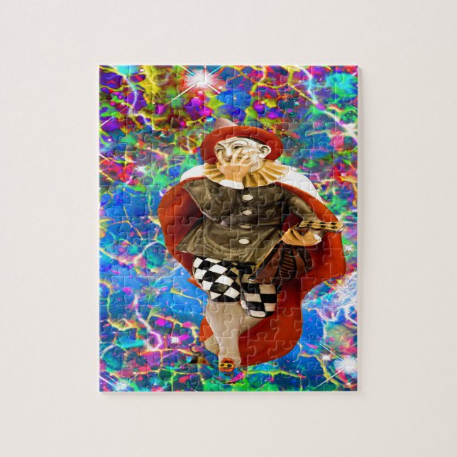 Clown Troubadour Puzzle (Vertikal)