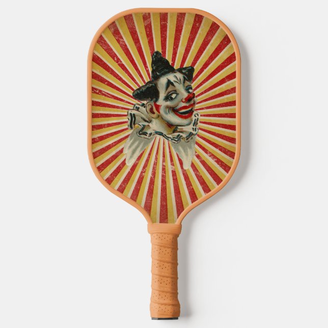 Clown um den französischen Bigtop Clown Pickleball Schläger (Vorderseite)