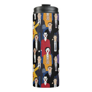 "Clown unter Anzügen" Thermosbecher