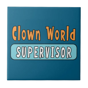 Clown-Welt-Aufseher Fliese