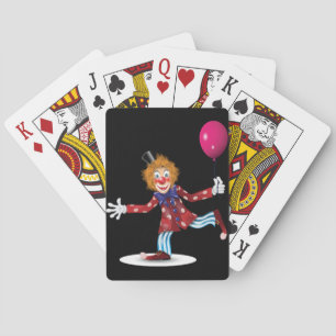 Clown With A Balloon Playing Cards Spielkarten