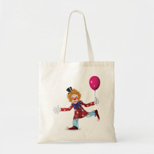 Clown With A Balloon Tote Bag Tragetasche