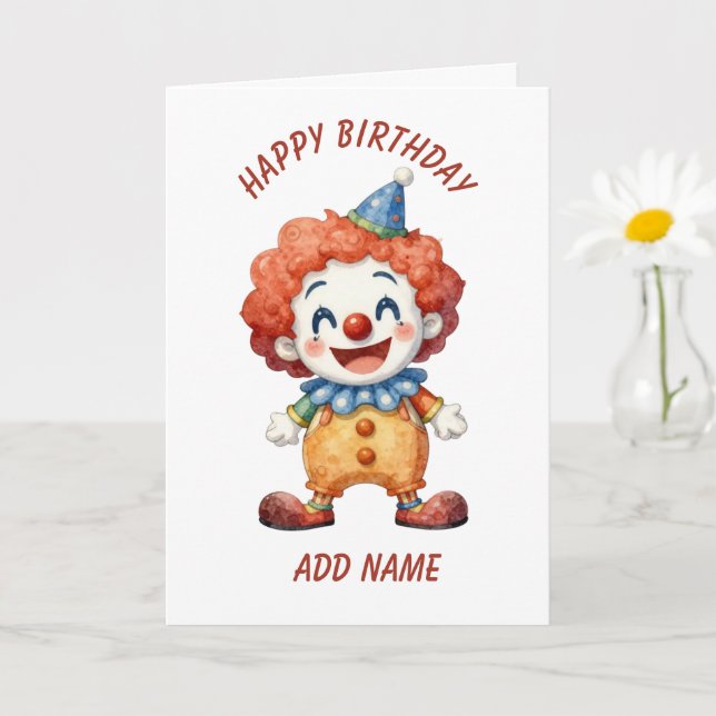 Clown-Zirkus-Humor Karte (Kleine Pflanze)