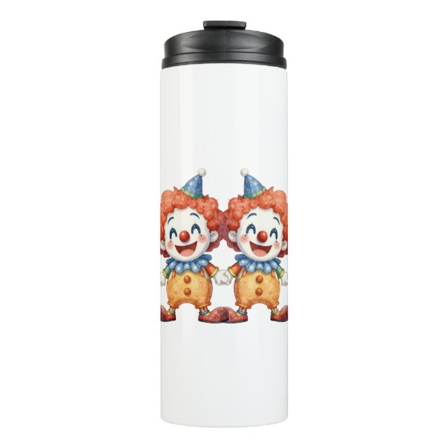 Clown-Zirkus-Humor Thermosbecher (Vorderseite)