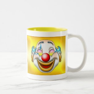 CLOWN ZWEIFARBIGE TASSE