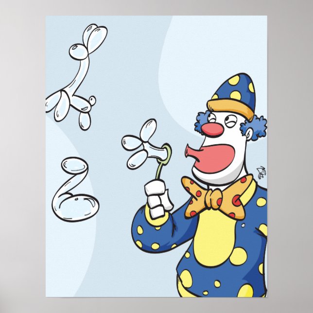 Clownblasen Poster (Vorne)