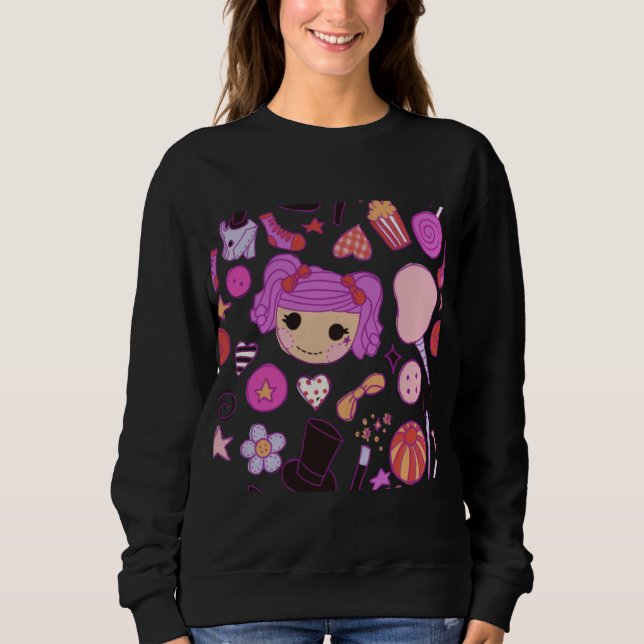 Clowncore-Zirkus-Puppe Sweatshirt (Vorderseite)