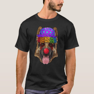 Clowndeutscher Schäferkreis Karneval Kostümteil T-Shirt