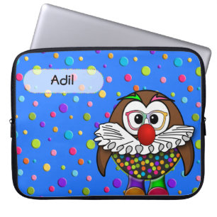 Clowneule Laptopschutzhülle