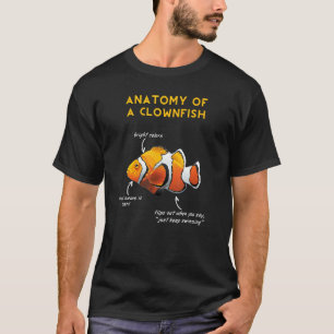 Clownfisch Anatomie - Lustig T-Shirt