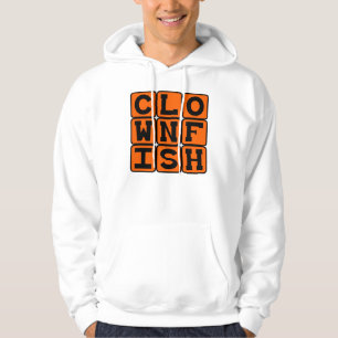 Clownfisch, farbenfroher Fisch Hoodie
