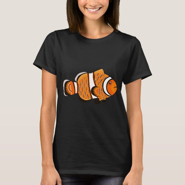 Clownfisch, Koinobori-Stil T-Shirt (Vorderseite)
