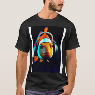 Clownfisch-Kopfhörer 3 T-Shirt