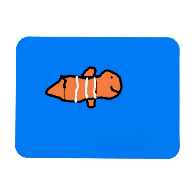 Clownfisch-Magnet Magnet (Horizontal)