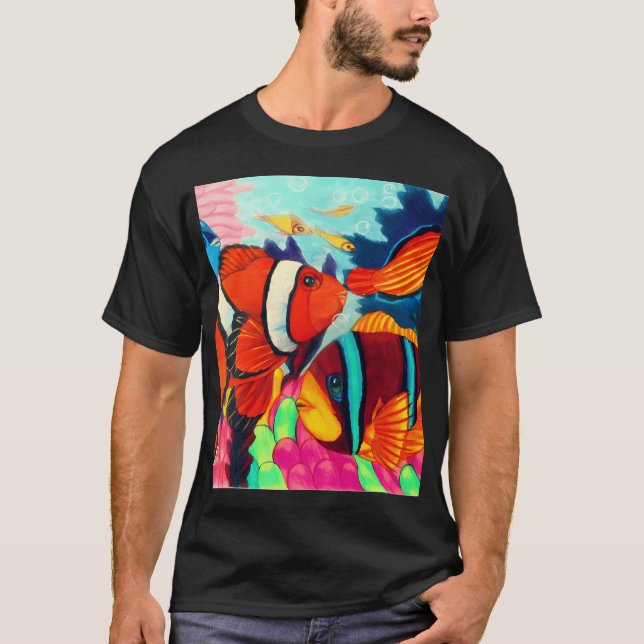 Clownfisch-Paradies T-Shirt (Vorderseite)