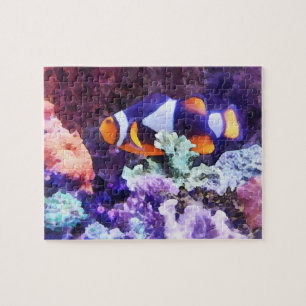 Clownfisch und Koralle Puzzle